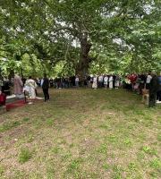 Θεία Λειτουργία στην περιοχή Αγίων Θεοδώρων της Αλεξανδρούπολης.