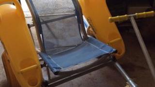 Στην αποθήκη το μηχάνημα για την πρόσβαση ΑμεΑ στις παραλίες της Αλεξανδρούπολης