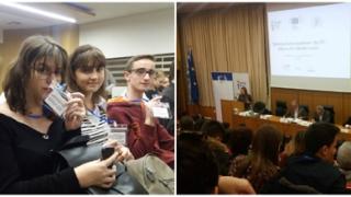 Οι μαθητές του Λυκείου Τυχερού σε ρόλο αξιωματούχων της Ε.Ε!
