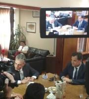 Με το δήμαρχο Ορεστιάδας