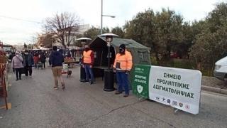 Δωρεάν rapid tests για τους δημότες στη λαϊκή αγορά των Φερών