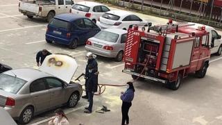 Αλεξανδρούπολη: Φωτιά ξέσπασε σε σταθμευμένο όχημα σε πάρκινγκ