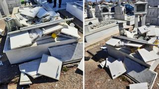 Ακραίο! Άγνωστοι βεβήλωσαν μνήμα στο Νεκροταφείο Φερών