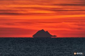 Το Άγιο Όρος, όπως φαίνεται από την Αλεξανδρούπολη