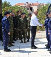 Ο Υπουργός Άμυνας στο Ναυτικό Σταθμό Σαμοθράκης.