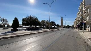 "Ερημιά" επικρατεί στην Αλεξανδρούπολη μετά το lockdown (video)