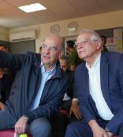 Στο Στρατιωτικό Φυλάκιο 1 στις Καστανιές Έβρου βρέθηκαν ο Ν. Δένδιας & ο Ζ. Μπορέλ (φώτο)