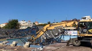 Κατεδαφίστηκε το παλιό κολυμβητήριο Αλεξανδρούπολης 