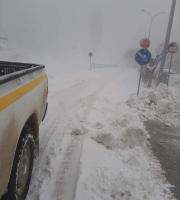 Αυτή είναι η ποσότητα του χιονιού στο νησί της Σαμοθράκης.