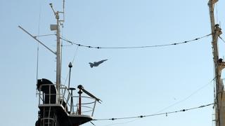 Η αεροπορική επίδειξη του F-16 στο λιμάνι της Αλεξανδρούπολης "on video".