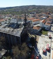 Μεγάλης έκτασης φωτιά στο Τέμενος Βαγιαζήτ στο Διδυμότειχο