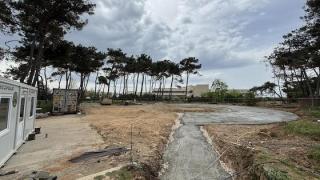 Πυρετώδεις εργασίες για το νέο υπαίθριο ανοιχτό θέατρο στην Αλεξανδρούπολη (φωτο)