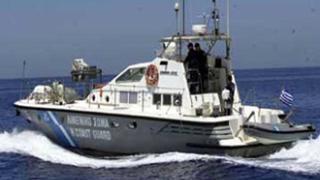 Ακυβέρνητο σκάφος ανοιχτά της Σαμοθράκης.