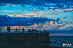 Αγναντεύοντας το Θρακικό Πέλαγος στη στροφή Εγνατία στην Αλεξανδρούπολη
