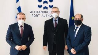 Επίσκεψη του Πρέσβη της Αυστραλίας στο λιμένα της Αλεξανδρούπολης 
