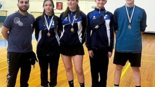 Badminton: Με 4 χάλκινα στις αποσκευές του επέστρεψε ο Εθνικός από τη Λιβαδειά