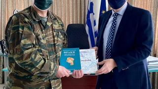 Με τον νέο Διοικητή της XVI Μεραρχίας συναντήθηκε ο Αντιπεριφερειάρχης Έβρου
