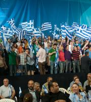 Ο πρόεδρος της ΝΔ Α. Σαμαράς στην Αλεξανδρούπολη.