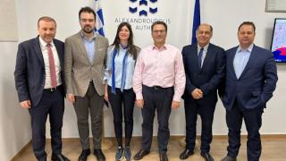 Στο λιμάνι της Αλεξανδρούπολης η διοίκηση του ΤΑΙΠΕΔ - Τι συζήτησαν