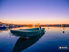 Lımandaki gün batımı