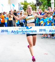 Ο τερματισμός της Πηνελόπης Δάγκα στην δεύτερη θέση
