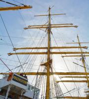 Εξερευνήσαμε το Ρωσικό ιστιοφόρο "Kruzensthern" στο λιμάνι της Αλεξανδρούπολης.