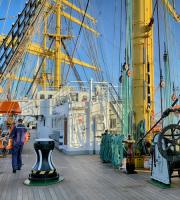 Εξερευνήσαμε το Ρωσικό ιστιοφόρο "Kruzensthern" στο λιμάνι της Αλεξανδρούπολης.