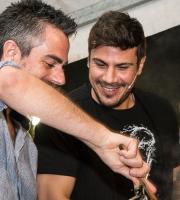 O Άκης Πετρετζίκης στην τελευταία μέρα της 17ης Διεθνούς Έκθεσης Alexpo 2016