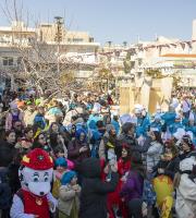 H μαθητική καρναβαλική παρέλαση της Αλεξανδρούπολης μέσα από φωτος