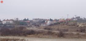 Yüksekten Peplos köyü.