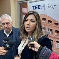 Ημερίδα του ΤΕΕ Θράκης - Η Σοφία Ζαχαράκη στην κάμερα του e-evros.gr