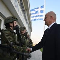 Στον Έβρο ο ΥΕΘΑ Νίκος Δένδιας για την ΤΑΜΣ της XII Μηχανοκίνητης Μεραρχίας Πεζικού με πραγματικά πυρά