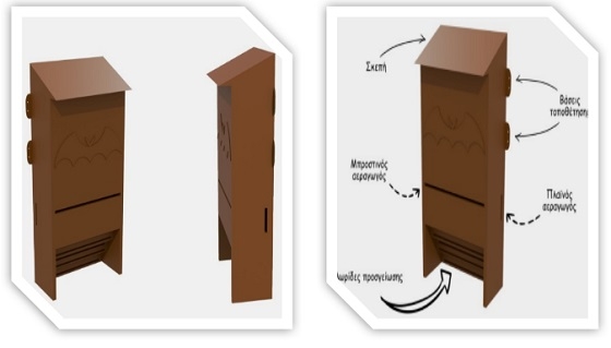 Ιδέα για φωλιές νυχτερίδων στην Ορεστιάδα.