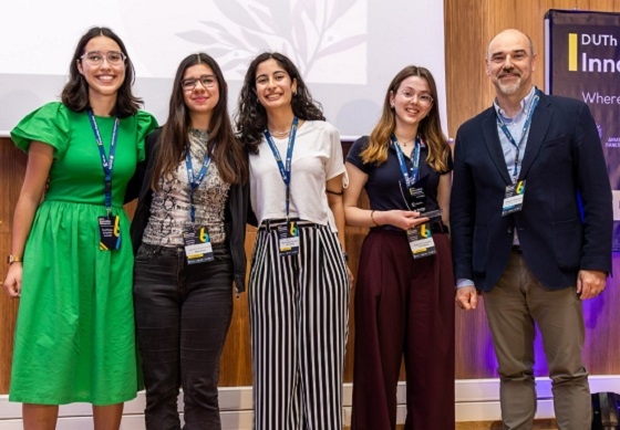 Ένα καινοτόμο λίπασμα για την ελιά παρουσίασαν οι τέσσερις φοιτήτριες του ΔΠΘ.