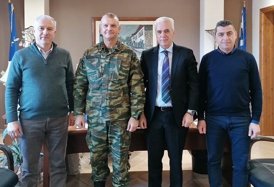 Επίσκεψη στον Δήμος Σουφλίου από τον νέο Διοικητή του Δ΄ Σώματος Στρατού.