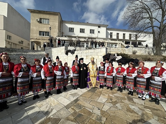 Για την εορτή του Αγίου Τρύφωνα, ο Μητροπολίτης Διδυμοτείχου στη Βουλγαρία.