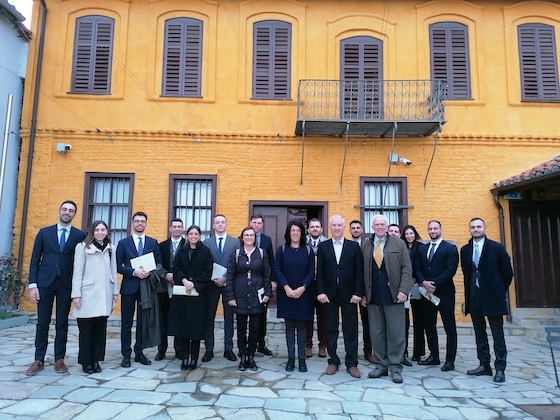 Η επίσκεψη ολοκληρώθηκε με ξενάγηση στο κέντρο του Σουφλίου.