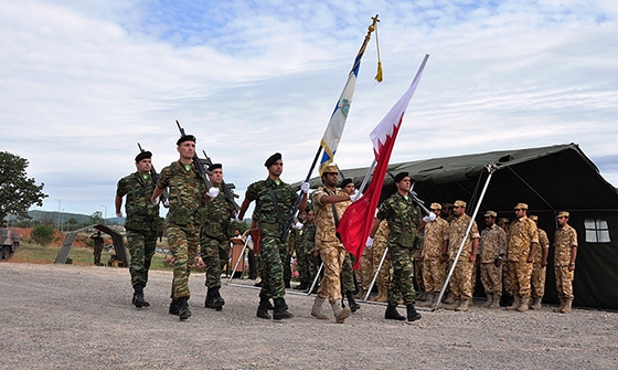 Παρέλασαν στην επέτειο της 25 Μαρτίου οι Καταριανοί στρατιώτες