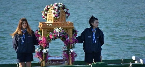 H εκφορά του Επιταφίου στο λιμάνι της Αλεξανδρούπολης