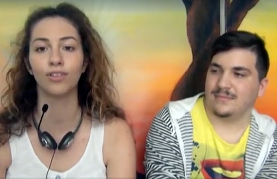 Αριστερά της φωτογραφίας η Ηλιακοπούλου Νικολέτα και στα δεξιά ο Χονδρογιώργος Σταμάτης