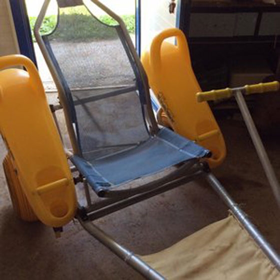 Στην αποθήκη το μηχάνημα για την πρόσβαση ΑμεΑ στις παραλίες της Αλεξανδρούπολης