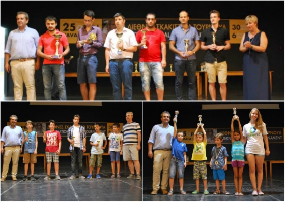 Τρία κύπελλα κατέκτησαν οι σκακιστές του Εθνικού Αλεξανδρούπολης στο 25ο Όπεν Διεθνές Τουρνουά