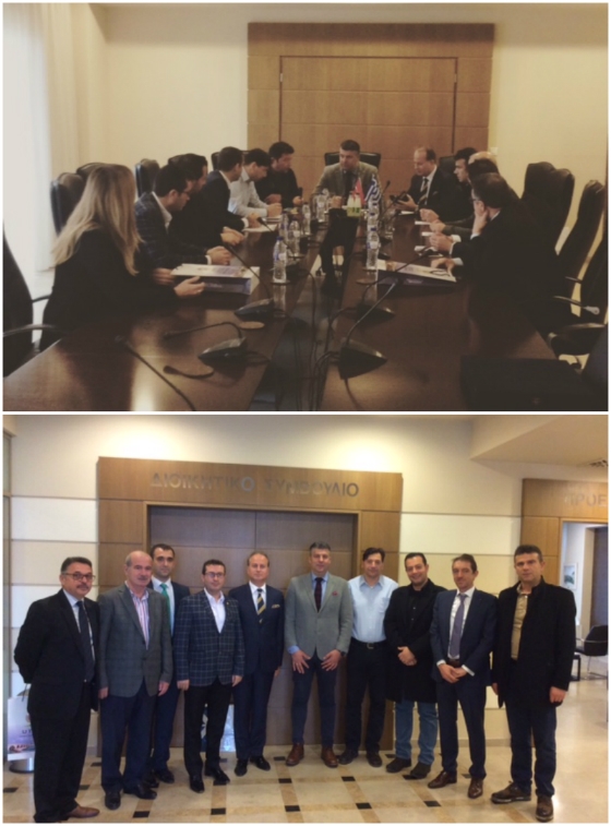 Συνάντηση εργασίας με το Επιμελητήριο του Ουζουνκιοπρού στο Επιμελητήριο Έβρου