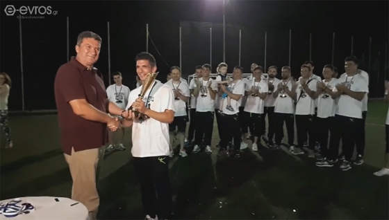 Η πρωταθλήτρια βορείου Ελλάδος ποδοσφαιρική ομάδα της Διεύθυνσης Αστυνομίας Αλεξ/πολης