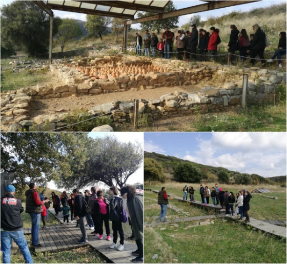 Το Λαϊκό Φροντιστήριο Αλεξανδρούπολης επισκέφτηκε τον αρχαιολογικό χώρο της αρχαίας Ζώνης