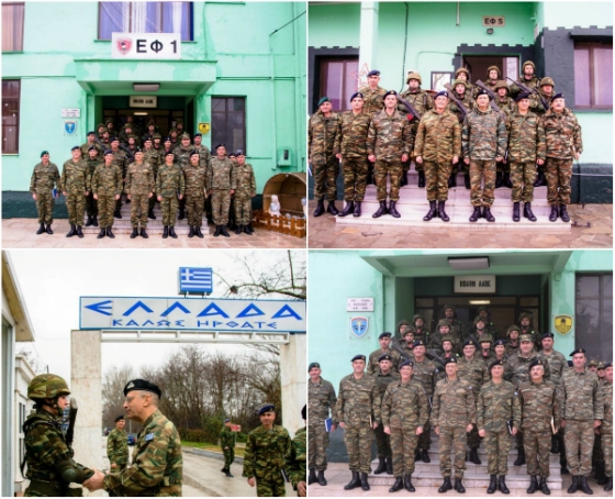 Τα Φυλάκια του Έβρου επισκέφτηκε ο Αρχηγός του ΓΕΣ Αλκιβιάδης Στεφανής