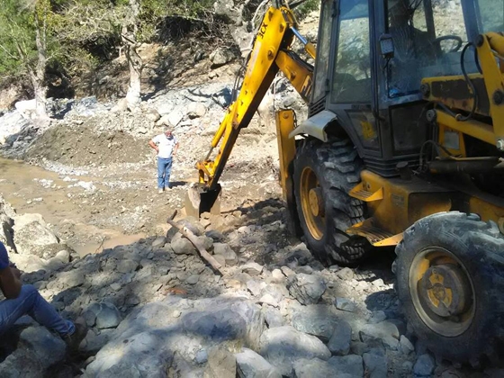 Το σημείο όπου ολοκληρώθηκε η παρέμβαση