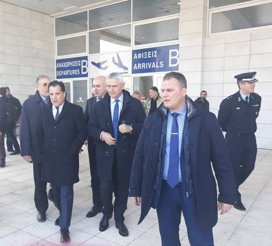 Η άφιξή του Αδ.Γεωργιάδη στο "Δημόκριτος"