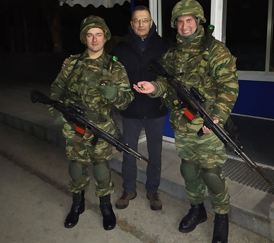 Αλλαγή χρόνου σε φυλάκιο στις Καστανιές Εβρου έκανε ο Στεφανής 