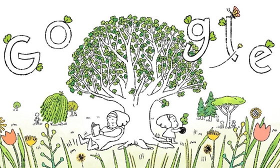 Το φετινό Earth Day Doodle υπογραμμίζει πώς όλοι μπορούν να φυτέψουν το σπόρο σε ένα λαμπρό μέλλον - ένα δενδρύλλιο κάθε φορά! 